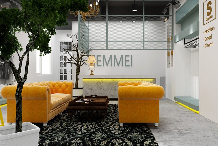 132平展廳INS裝修效果圖 132平展廳INS裝修效果圖