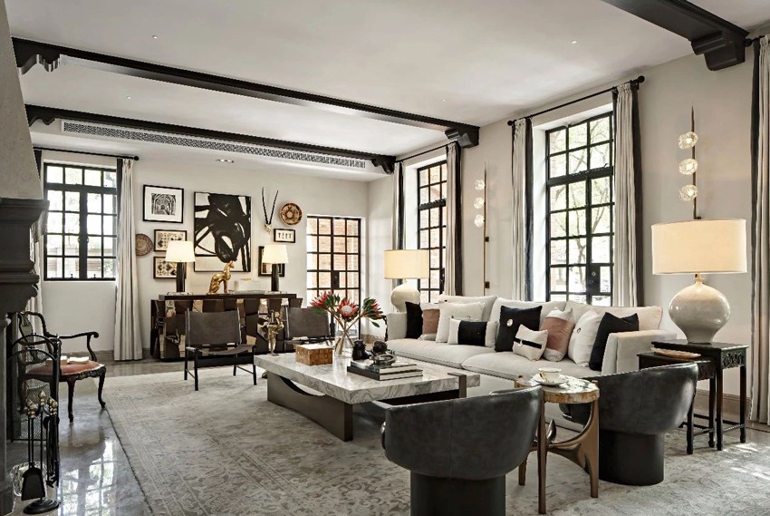 950㎡新中式風(fēng)格別墅室內(nèi)設(shè)計(jì)實(shí)景效果圖 950㎡新中式風(fēng)格別墅室內(nèi)設(shè)計(jì)實(shí)景效果圖